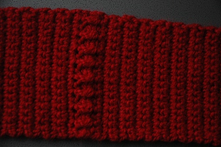 Red Scarf Closeup